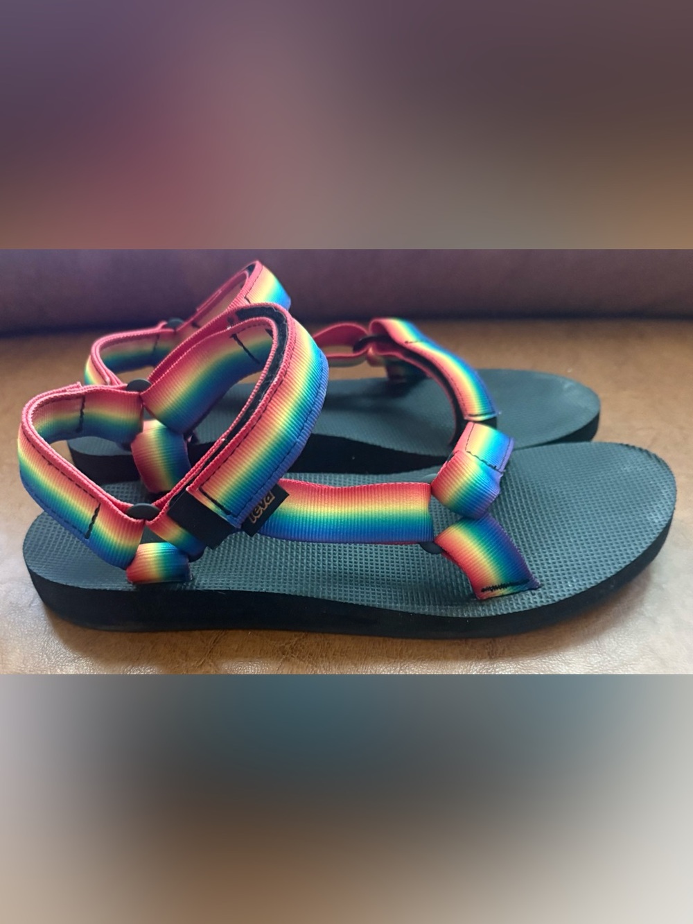 Teva Original Universal Gradiate Rainbow Sandals Women’s Size 10 EU 41 - Picture 5 of 9